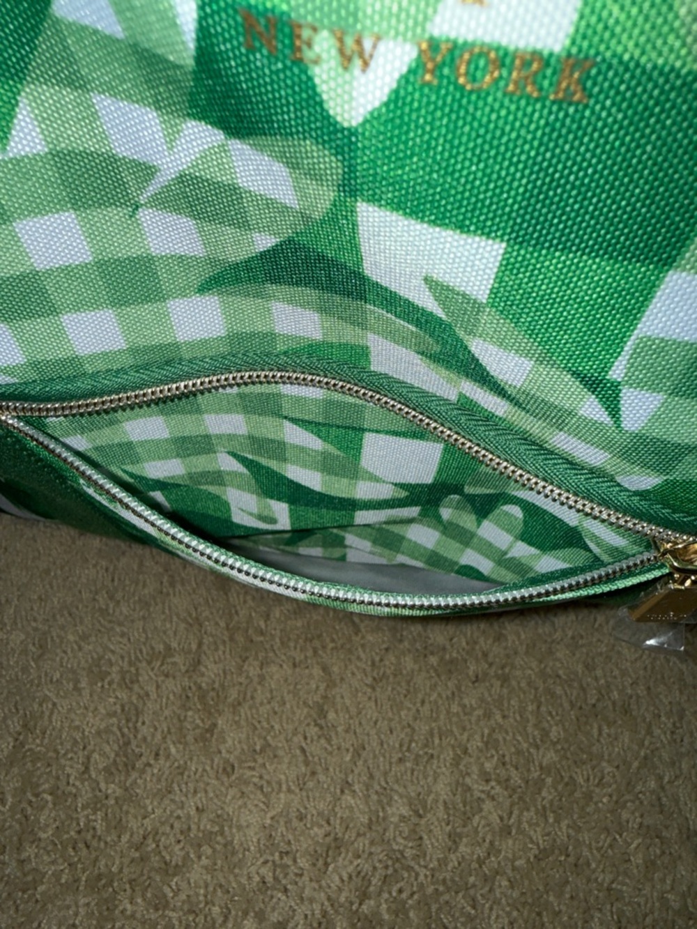 kate spade New York Daisy Gingham Cooler Tote - Picture 14 of 15